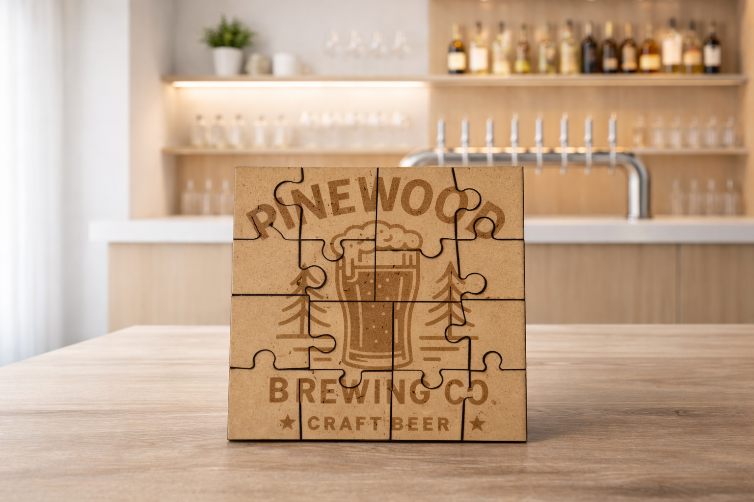 🧩 Puzzle Coaster / Puzzle podtácek